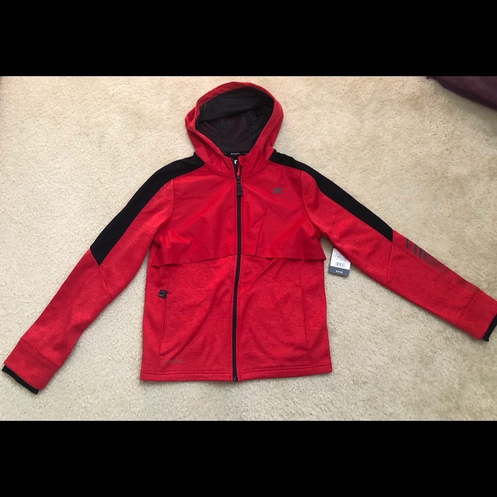 NWT Boys (18/ XXL) Russell Tech Fleece Zip Jacket